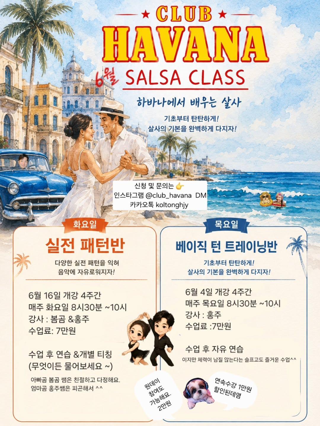 봄곰 & 홍주 - 🌴CLUB HAVANA SALSA CLASS 썸네일 2