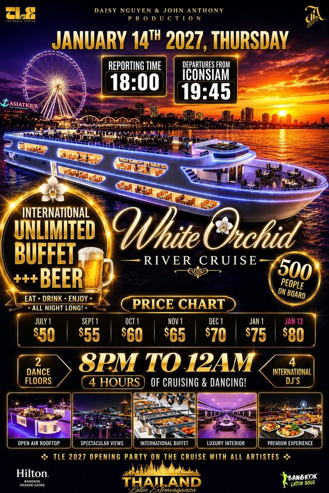 TLE 2027 OPENING PARTY ON THE CRUISE WITH ALL ARTISTES