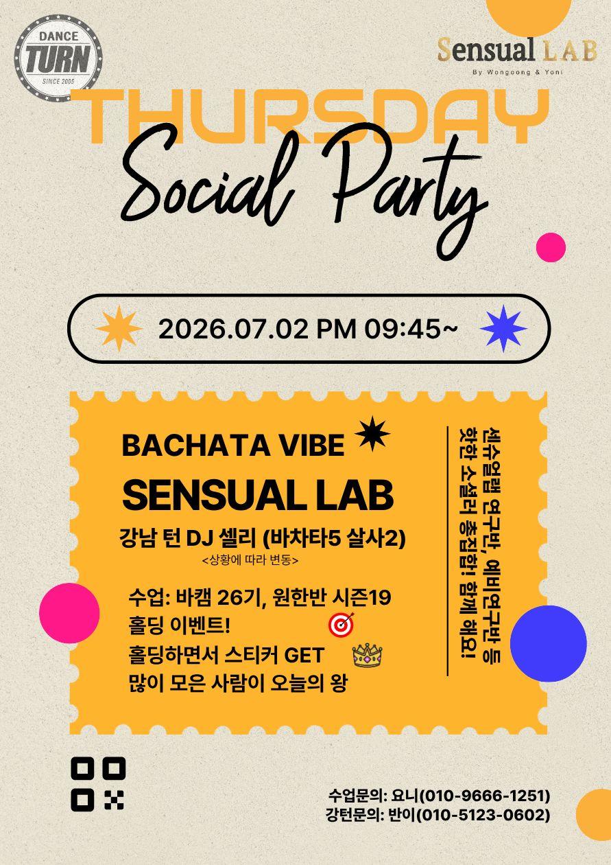  - Sensual LAB Social Party