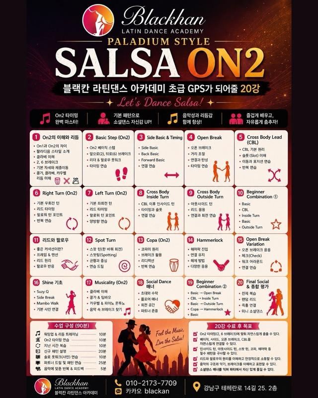  - 살사댄스 초보자를 위한 GPS 20강의