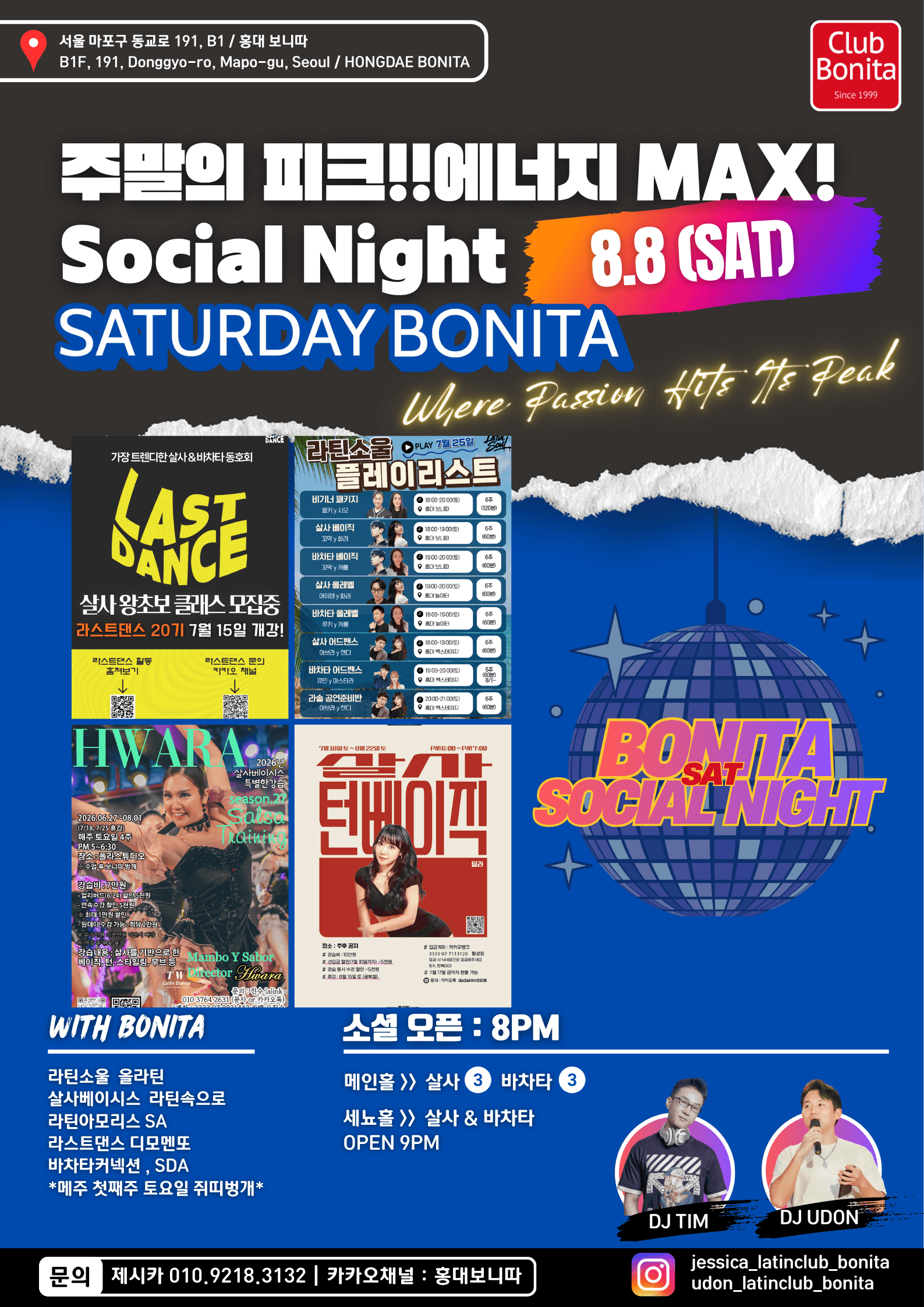  - SATURDAY BONITA DANCE