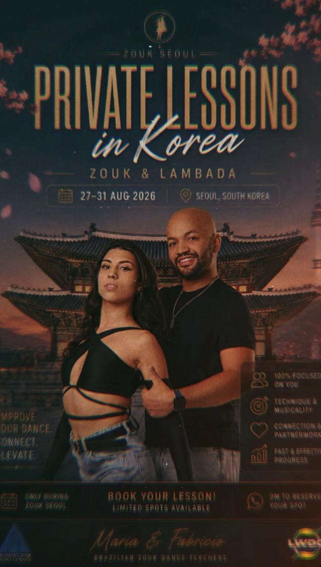 ZOUK SEOUL PRIVATE LESSONS