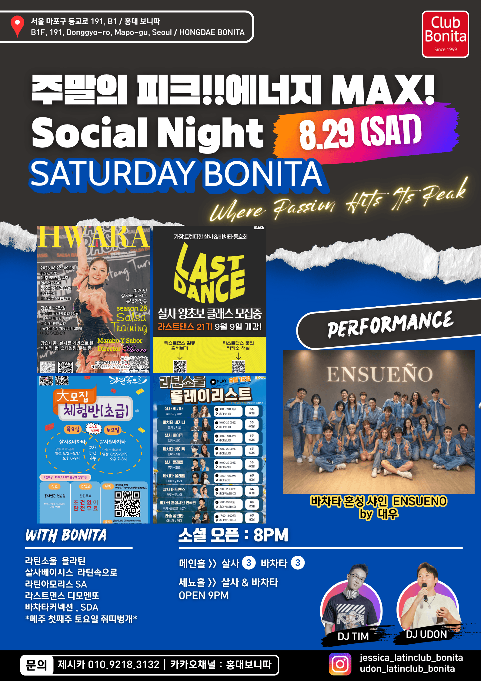  - SATURDAY BONITA ASIS SALA BAS HWARA SALSA BA