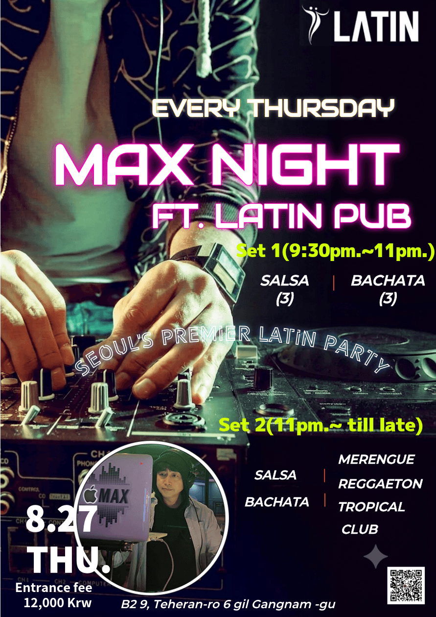  - Max Night Open Class - Salsa Beginner (Level 1)
