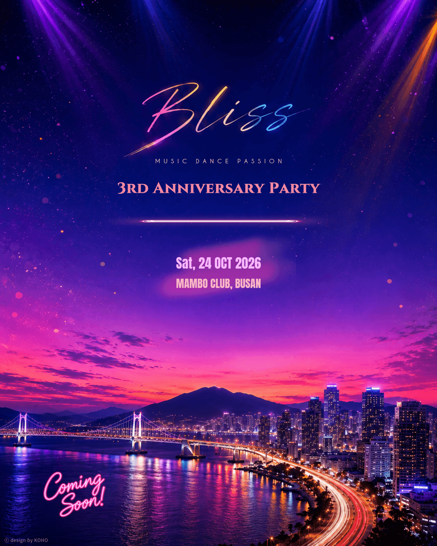  - Bliss MUSIC DANCE PASSION 3RD ANNIVERSARY PARTY
