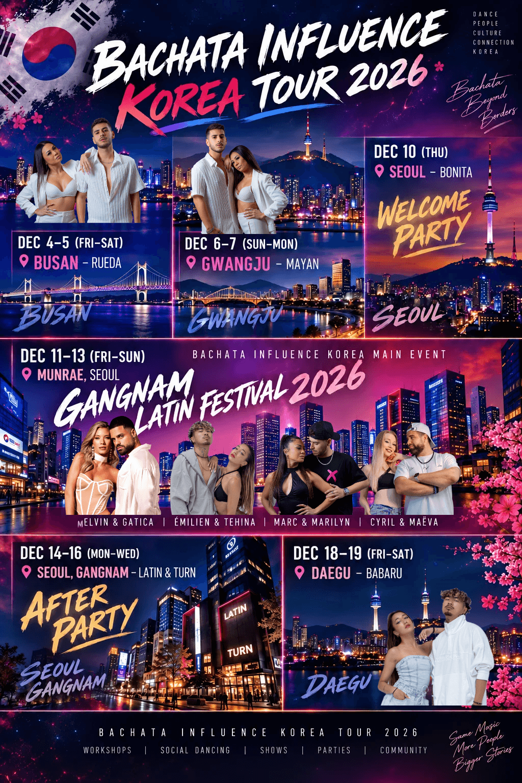 - BACHATA INFLUENCE KOREA MAIN EVENT LATIN FESTIVAL 2026
