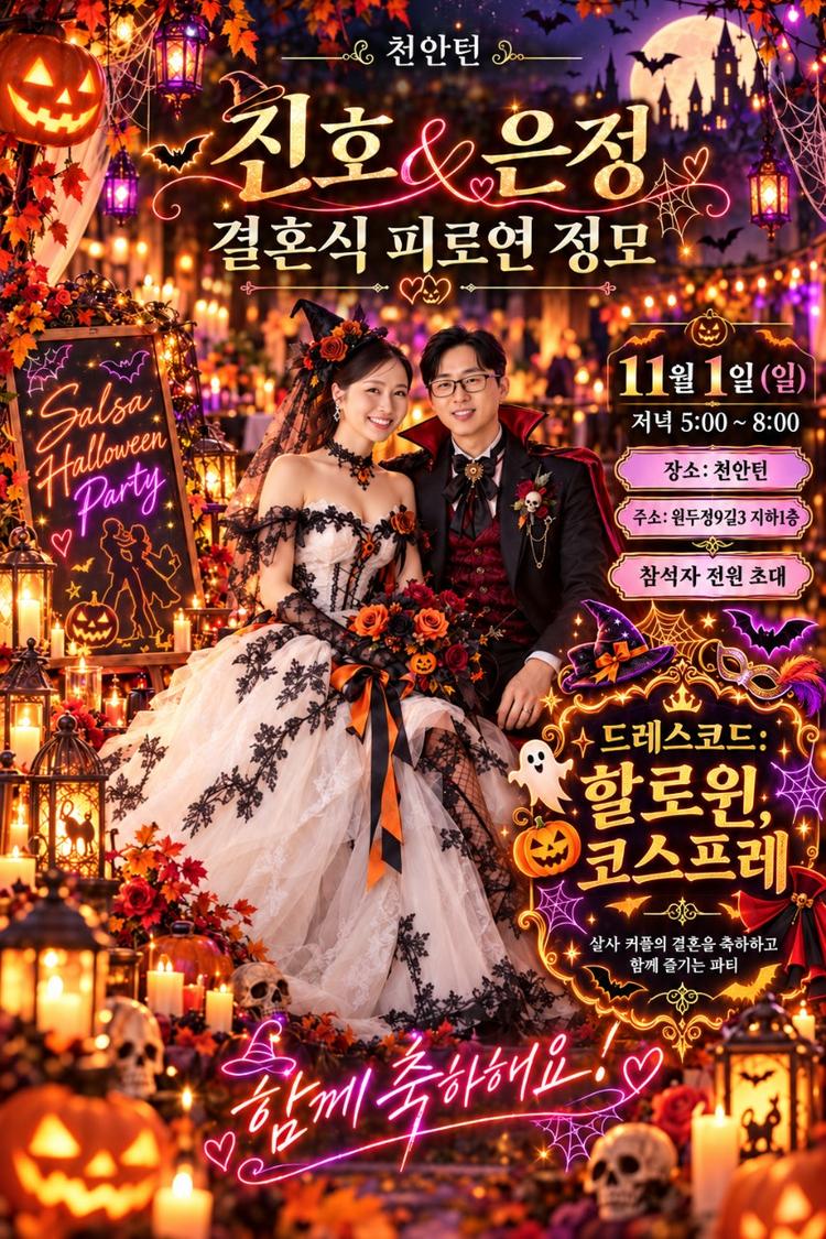 천안턴 시샵 이든님 결혼식 축하해주세요^^ 대표 포스터